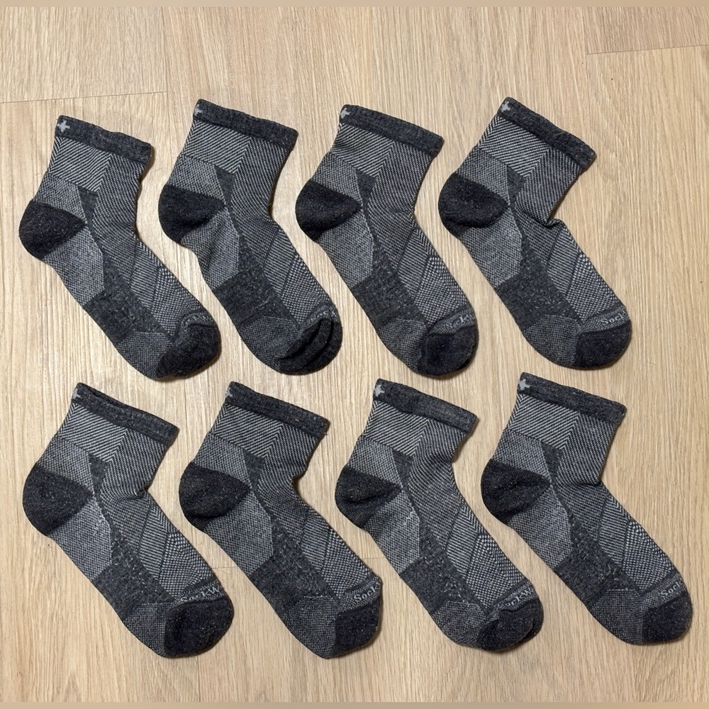 SOCKWELL Women’s Elevate Quarter Mod Compression Socks M/L 4-pack RRP$92+